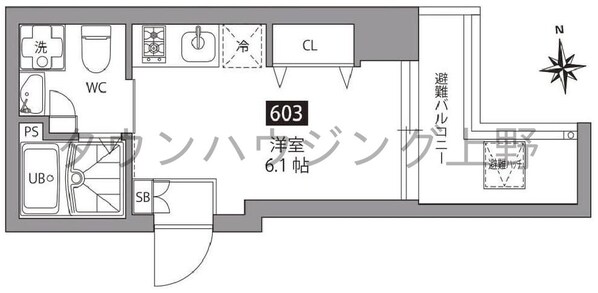 グランアセット秋葉原の物件間取画像